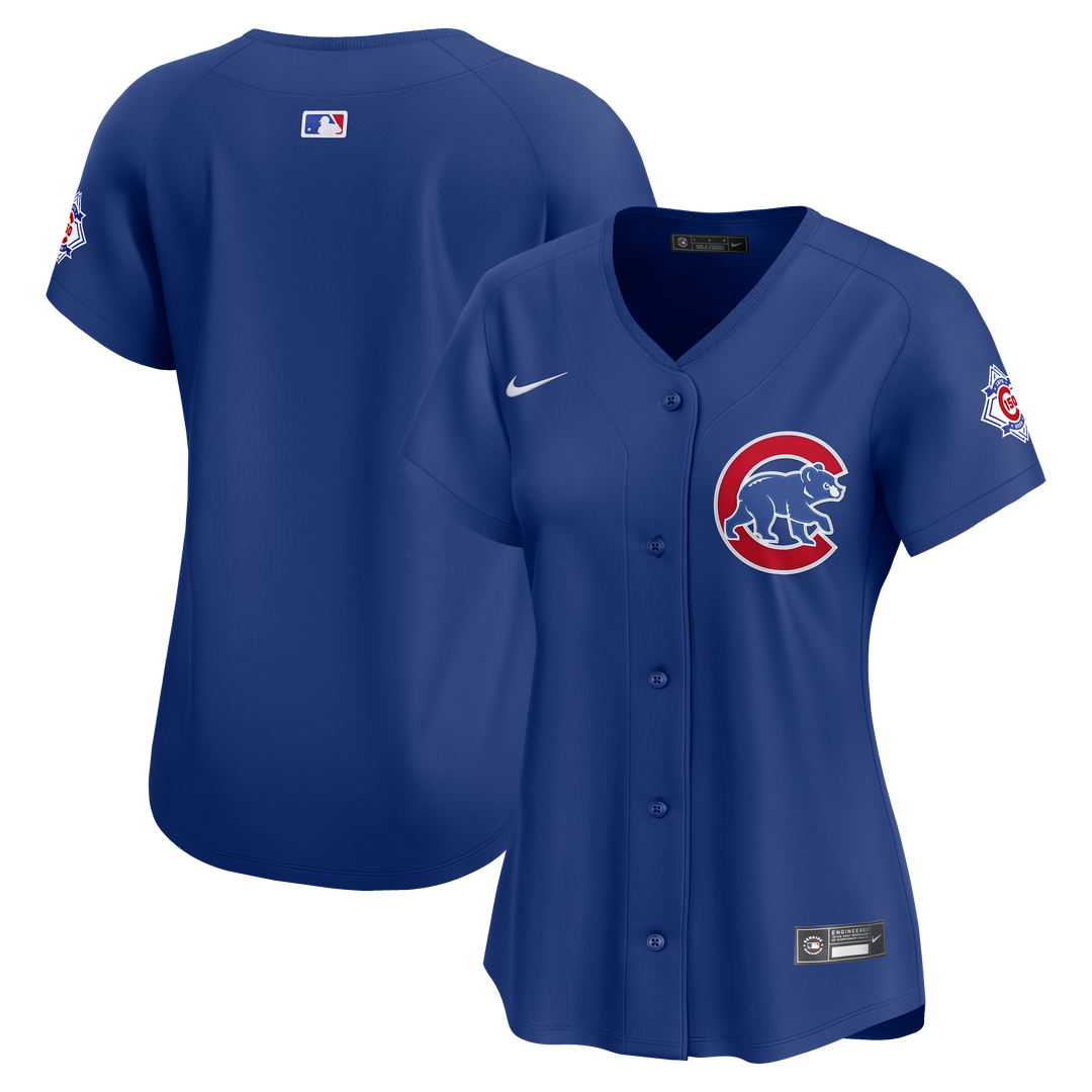 Chicago Cubs Women's Royal Blue Alternate 150th Anniversary Limited Jersey by Nike