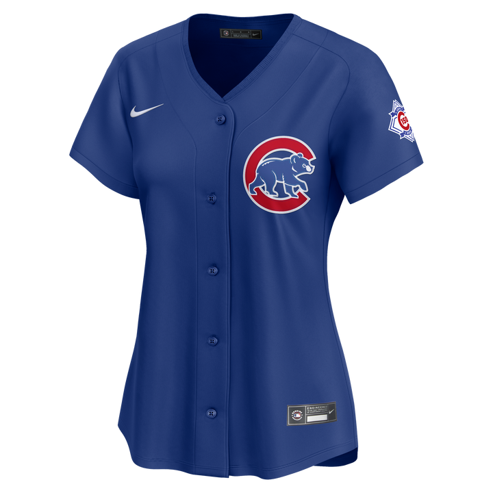Chicago Cubs Women's Royal Blue Alternate 150th Anniversary Limited Jersey by Nike