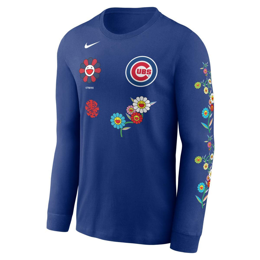 Chicago Cubs x Murakami Multi Icon Long Sleeve Royal T-Shirt by Nike Long Sleeve Tees Nike