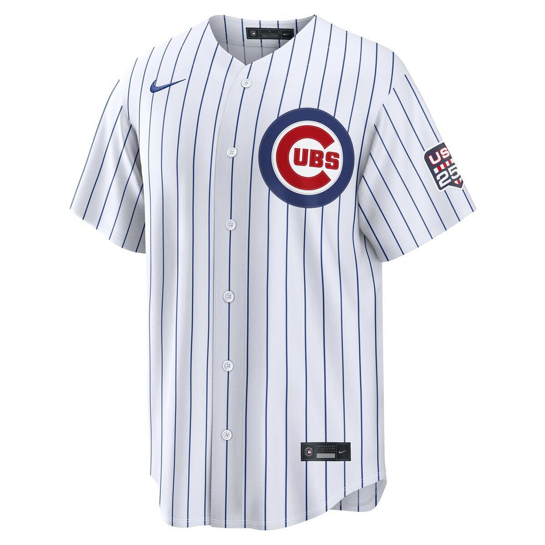 Chicago Cubs Dansby Swanson Home USA 250 Jersey by Nike