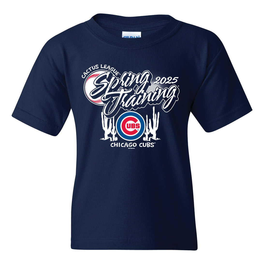 Chicago Cubs Spring Training Youth Navy Tee Short Sleeve Tees BIMM RIDDER