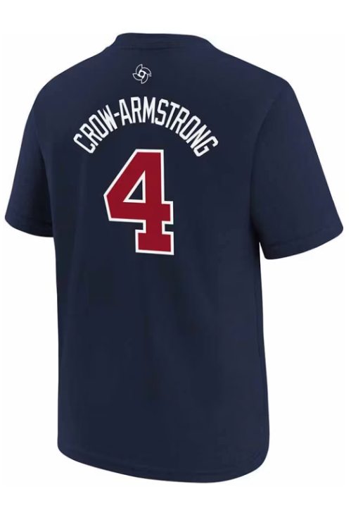 Pete Crow-Armstrong USA Baseball Navy Youth Tee by Nike OUTERSTUFF LLC