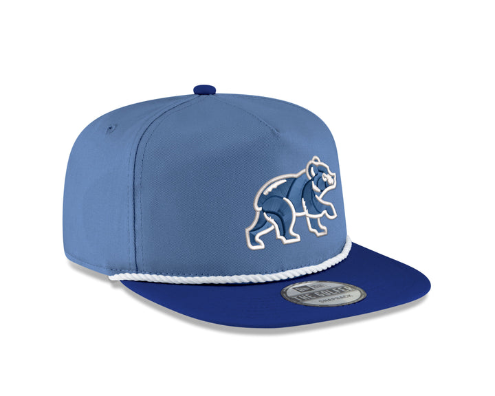 CHICAGO CUBS NEW ERA WALKING BEAR TWO TONE BLUE GOLFER CAP Caps NEW ERA CAP COMPANY INC