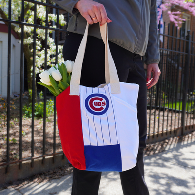 CHICAGO CUBS REFRIED TOTE BAG