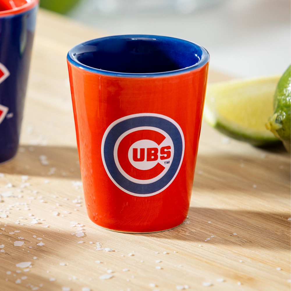 Chicago Cubs Shot Glass Set Home & Office EVERGREEN