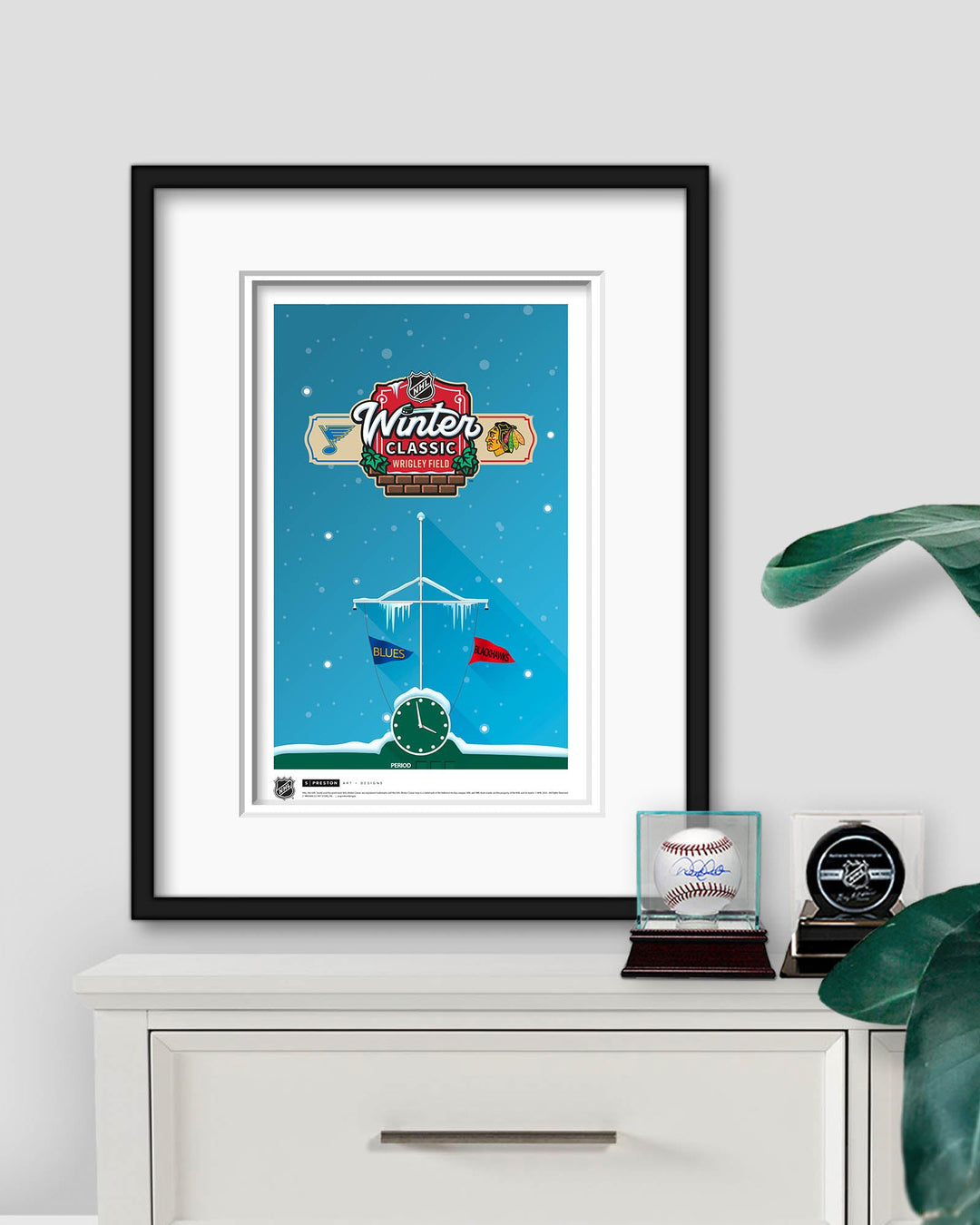 2025 NHL Winter Classic Minimalist Stadium Limited Edition Art Print Art Poster S. Preston Art + Designs