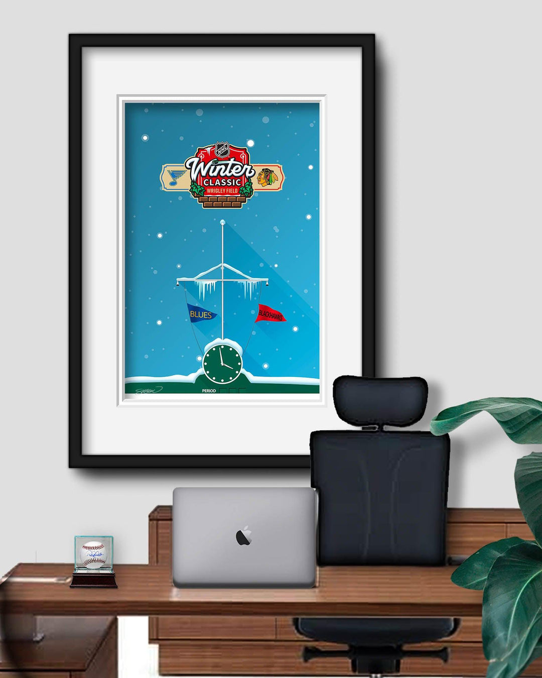 2025 NHL Winter Classic Minimalist Stadium Limited Edition Art Print Art Poster S. Preston Art + Designs