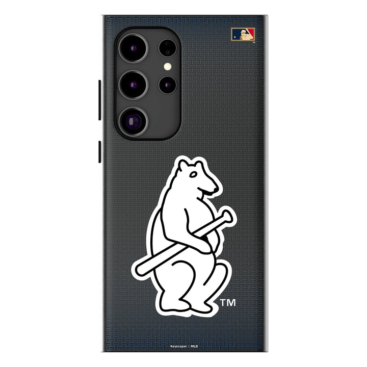 Chicago Cubs 1914 - Cooperstown Collection Linen MagSafe Compatible Phone Case for Samsung Galaxy Phone Cases Keyscaper