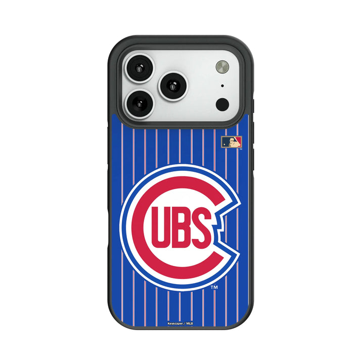 Chicago Cubs 1948-1956 - Cooperstown Collection Pinstripe Bump Phone Case Phone Cases Keyscaper