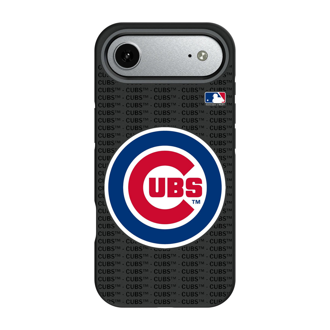 Chicago Cubs Text Backdrop Bump Phone Case