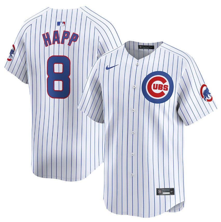 CHICAGO CUBS NIKE YOUTH IAN HAPP HOME LIMITED JERSEY