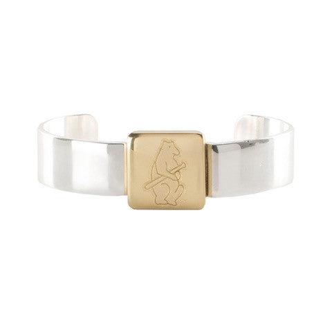 CHICAGO CUBS 1914 SILVER AND GOLD CUFF BRACELET - Ivy Shop