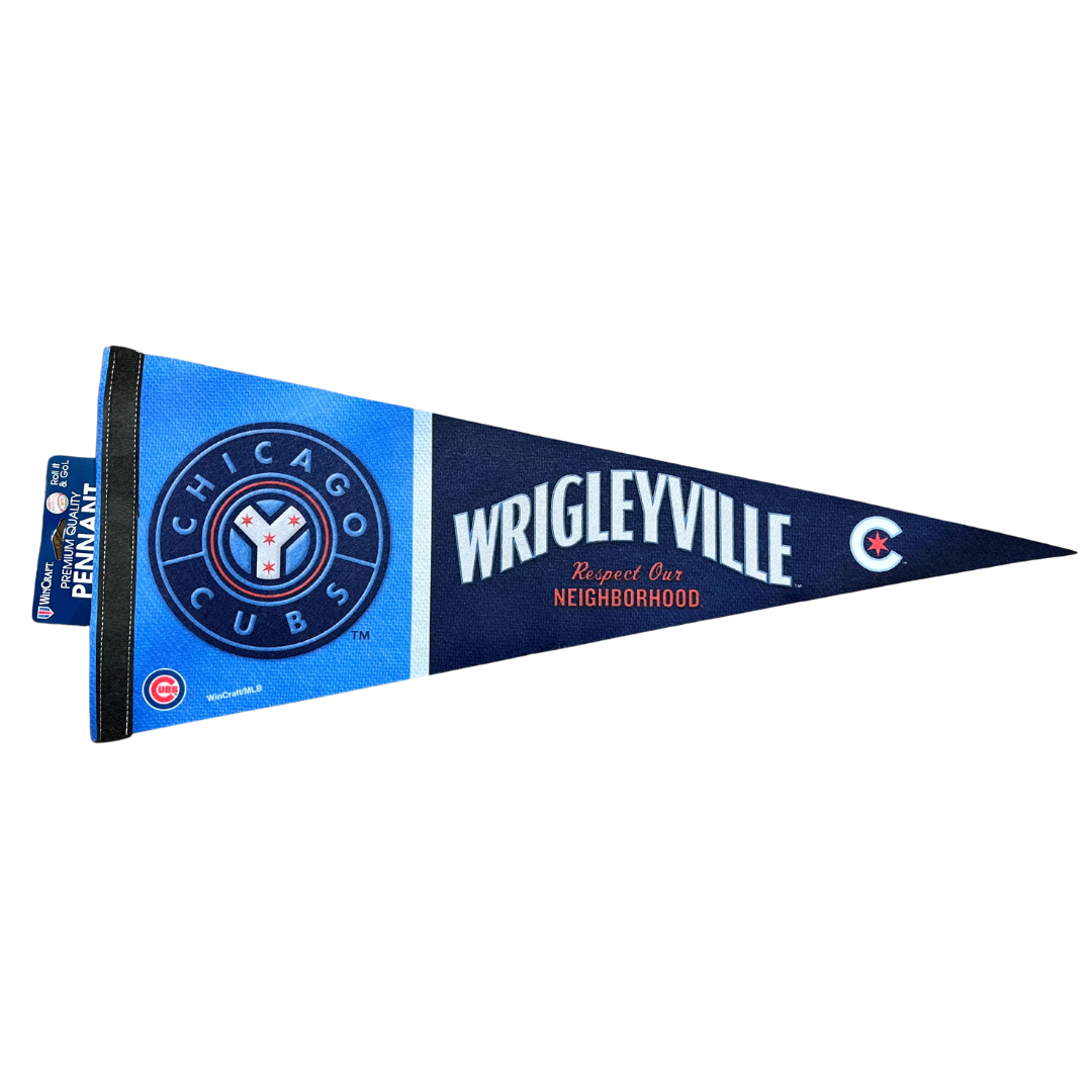 CHICAGO CUBS WINCRAFT CITY CONNECT WRIGLEYVILLE PENNANT