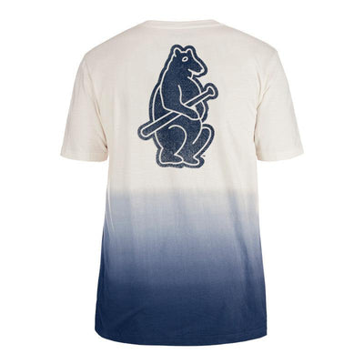 CHICAGO CUBS NEW ERA MEN'S 1914 NAVY AND WHITE GRADIENT TEE