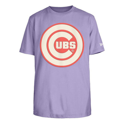 CHICAGO CUBS NEW ERA MEN'S GRAY AND ORANGE COLOR PACK TEE