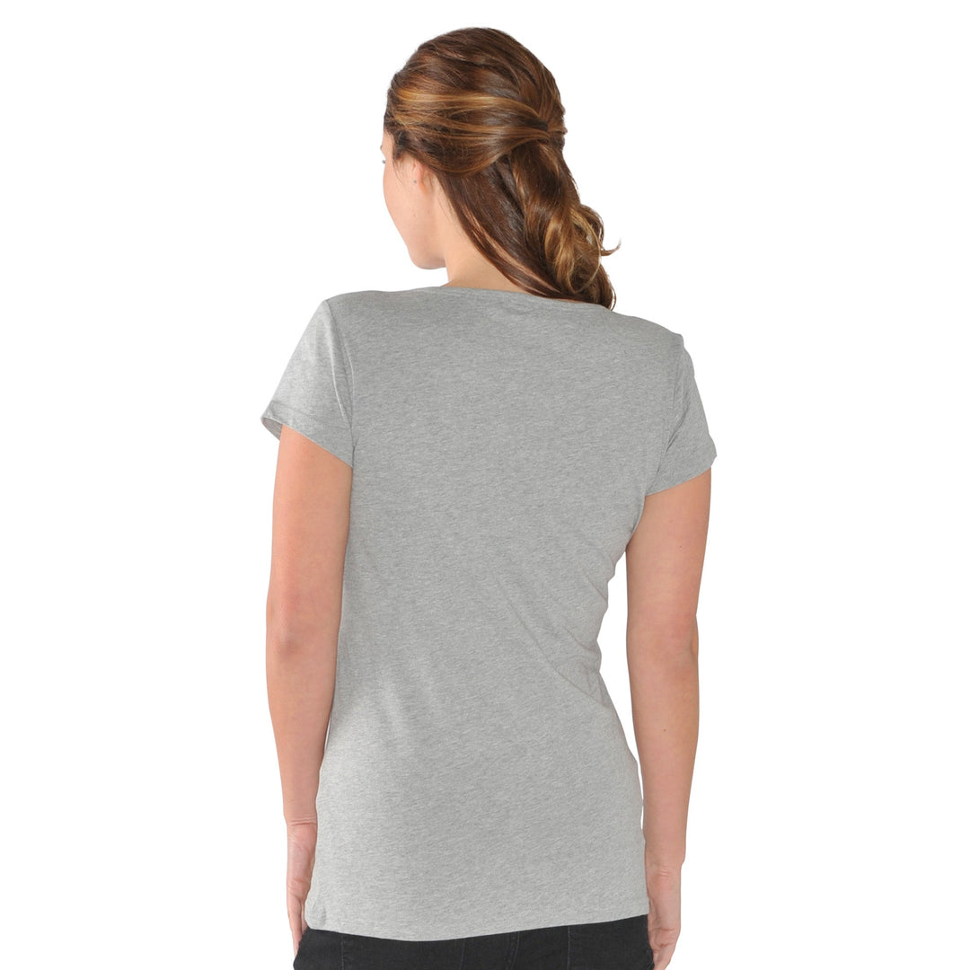 CHICAGO CUBS GIII WOMEN'S GRAY ENDZONE TEE Short Sleeve Tees GIII LEATHER