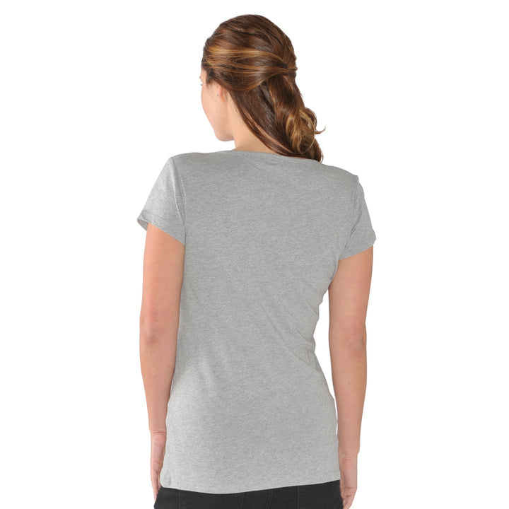 CHICAGO CUBS GIII WOMEN'S GRAY ENDZONE TEE Short Sleeve Tees GIII LEATHER