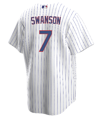 CHICAGO CUBS NIKE MEN'S DANSBY SWANSON HOME REPLICA JERSEY